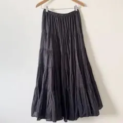 Spick&Span 2024SS HYU 100/ボイルティアードスカート