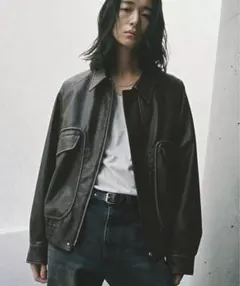 WYM ARTIFICIAL GRAIN FLIGHT BLOUSON