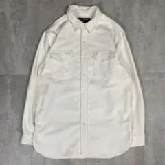 90s POLO SPORT ラルフローレン シャモアクロス フラップ シャツ