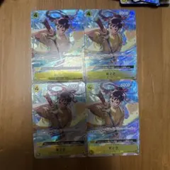 ワンピースカード 菊之丞 OP06-104 パラレル R 4枚 ワノ国 黄色