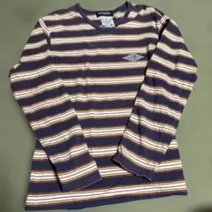レア⭐︎hysteric glamour 長袖Tシャツ ネイビー/ストライプ　F