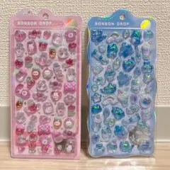正規品オーロラシリーズそらねこ　ボンボンドロップシールとももいろボンボンのセット