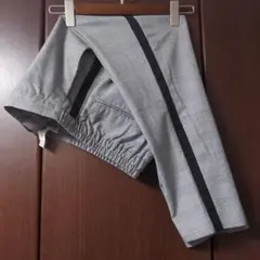 ZARA ザラ テーパードパンツ サイドライン グレンチェック ストレッチ