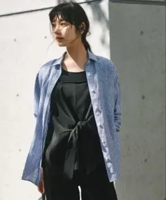 えみーご様専用】23区 25ss 洗える LIBECO クロップド シャツ - メルカリ