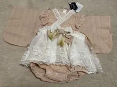 コトリ袴ロンパース新品未使用品70ピンク