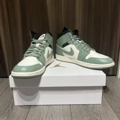 WMNS Air Jordan 1 Mid ミントグリーン/ホワイト