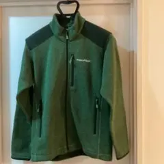 モンベル クリマプラス ニットジャケット Men's S グリーン