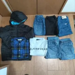 150キッズ服セット　アウター、パンツ５本含む