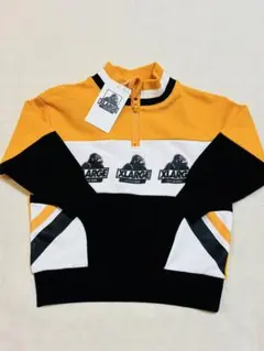 新品未使用 X LARGE カラーブロックハーフジップトレーナー/90㎝
