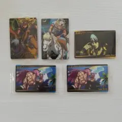 ジョジョ ウエハース メタリックプラカード 5枚セット
