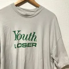 Youth LOSER USA製Tシャツ　XL グレージュ　綿100％のサムネイル