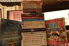 ドラゴンクエスト、公式ガイドブック攻略本まとめセット！　ウォーク、オマケ付！