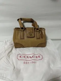 コーチ　バッグ　キャメル　美品　COACH 0793-11330