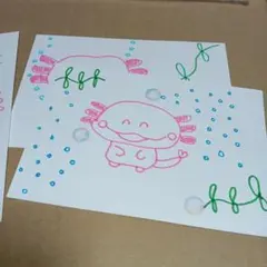 イラスト　ウーパーちゃん