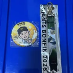 巨人　ジャイアンツ　泉圭輔　ボンフィン　缶バッジ
