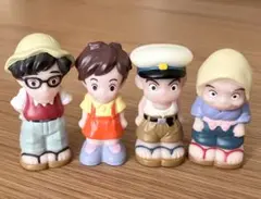 となりのトトロ 指人形 ソフビ スタジオジブリ サツキ 勘太 おばあちゃん 4種