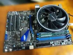 マザーボードMSI Z87-S01 CPU Core i7-4770メモリセット - メルカリ