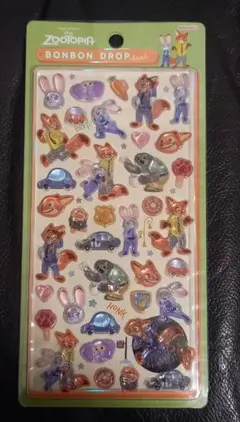 ディズニー ズートピア ボンボンドロップシール ボンドロ