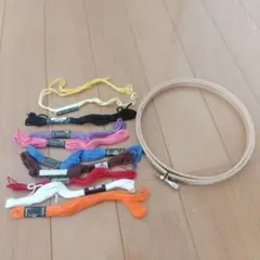 刺繍糸 刺繍枠 セット