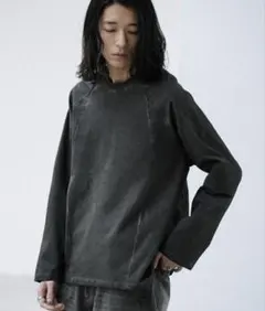 【WYM LIDNM】CURVED SEEM COLD DYED L/S TEEのサムネイル