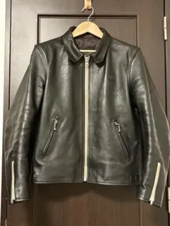 豆*着様 90sコムデギャルソンオム パンチングレザージャケット 田中