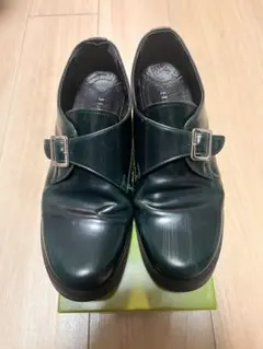 HARUTA モンクストラップシューズ　グリーン　24