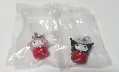 サンリオキャラクターズ　いちごめじるしアクセサリー　クロミ　マイメロ