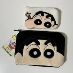 韓国ダイソー限定 クレヨンしんちゃん ポーチセット 新品のサムネイル