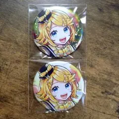 鏡音リン　鏡音レン　缶バッジ セット 8個 予約商品】グリッター缶バッジコレクション vol.8 A BOX 特典