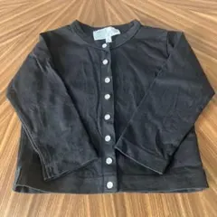 agnès b. 黒 カーディガン 2歳用