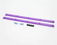 アクスルナット付 スケボー　レールバー　レールガード　紫