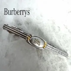 Burberrys バーバリーズ ネクタイピン シルバー ゴールド ロゴ