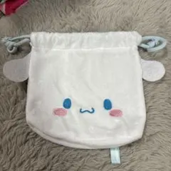 サンリオ シナモロール シナモン ふわふわフェイス巾着 ガチャガチャ