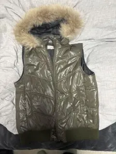 ファーダウンベスト y2k