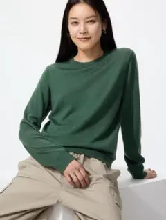 UNIQLO メリノクルーネックセーター