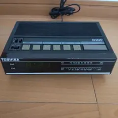 TOSHIBA FM/AM クロックラジオ RC-810F 本体　東芝のサムネイル