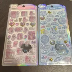 うるちゅるポップシール　エスターバニー　シナモロール　新品未開封　サンリオ