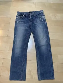 BURBERRY BLACK LABEL ダメージデニム 73cm