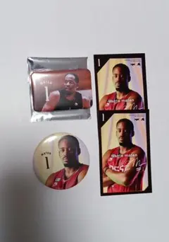 三遠ネオフェニックス ヤンテメイテン　プレイヤーズステッカー　缶バッチ　＃1