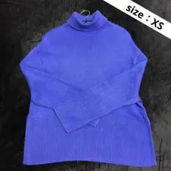 GAP タートルネック セーター ニット ブルー XS