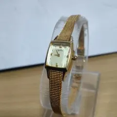 ageteアガット18K GP 時計 0.02ct★電池入り稼働品のサムネイル