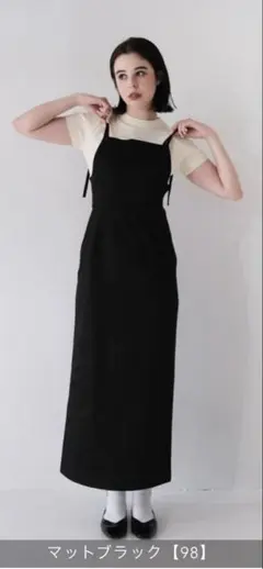 TINA:JOJUN デニムオーバーオールワンピース