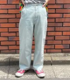 My Fav.CHILD WOMAN デニムハイウエストパンツ　ブリーチ　春夏のサムネイル