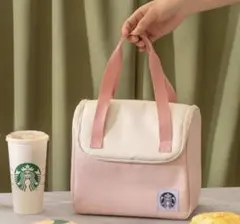 台湾　スターバックス　保冷バッグ　ピンクのサムネイル