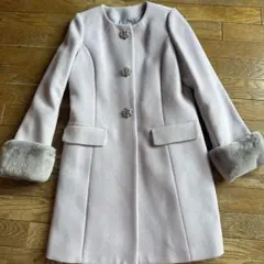 31 Sons de mode ファー付きロングコート