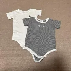 アニエスベー ボディスーツ2枚セット 6m