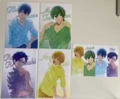 Free! ポストカードセット 七瀬遙 橘真琴 葉月渚 竜ヶ崎怜