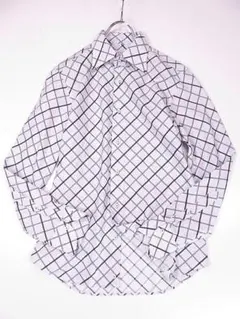 【値下げ】グリフォーニ　シップス　長袖ドレスシャツ　大判チェック　イタリア製　S