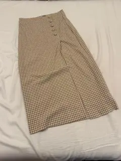 ZAPA チェック タイトスカート