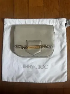 ほぼ未使用】JIMMY CHOO フォンホルダー ブラック スマホショルダー